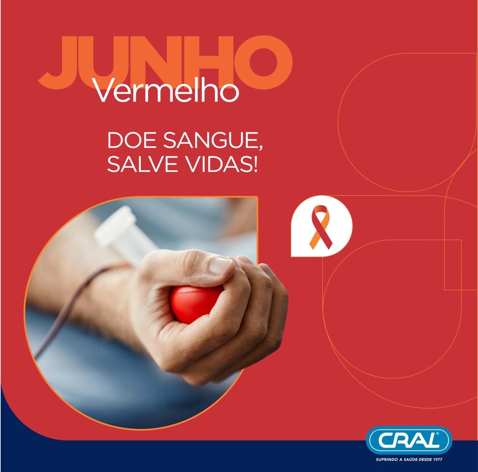 Junho Vermelho Laranja Cral Suprindo A Sa De Desde